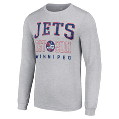 Winnipeg Jets Starter Retro Graphic Long Sleeve Crew T-Shirt