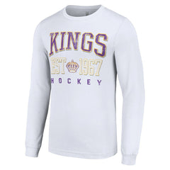 Los Angeles Kings Starter Retro Graphic Long Sleeve Crew T-Shirt