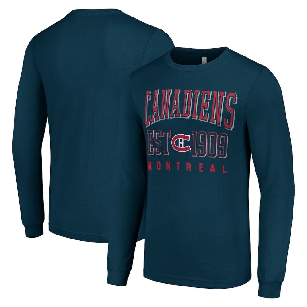 Montreal Canadiens Starter Retro Graphic Long Sleeve Crew T-Shirt
