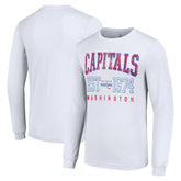 Washington Capitals Starter Retro Graphic Long Sleeve Crew T-Shirt