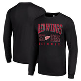 Detroit Red Wings Starter Retro Graphic Long Sleeve Crew T-Shirt