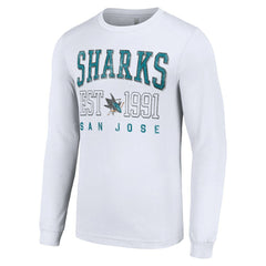 San Jose Sharks Starter Logo Graphic Long Sleeve T-Shirt