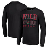 Minnesota Wild Starter Logo Graphic Long Sleeve T-Shirt
