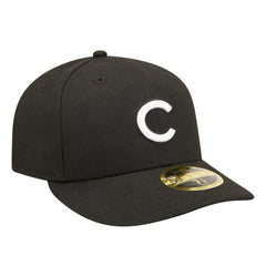 Chicago Cubs Low Profile 59FIFTY Fitted Hat - Black | New Era