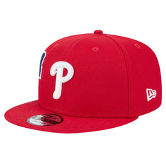 Philadelphia Phillies Logo Strike 9FIFTY Snapback Hat - Red | New Era