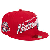 Washington Nationals Script Sided 59FIFTY Fitted Hat - Red | New Era