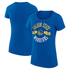 Golden State Warriors G-III 4Her by Carl Banks Women's Super-Slim Fit Lightweight Large City Logo T-Shirt sale - Royal discount