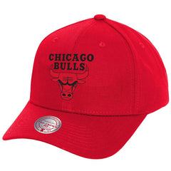 Chicago Bulls Fire Red Pro Crown Snapback Hat - Red | Mitchell & Ness on sale