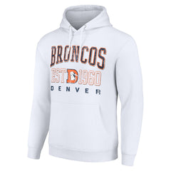NFL Denver Broncos Starter Unisex Throwback Logo Pullover Hoodie