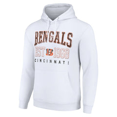 NFL Cincinnati Bengals Starter Unisex Throwback Logo Pullover Hoodie