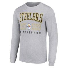 NFL Pittsburgh Steelers Starter Throwback Logo Long Sleeve T-Shirt