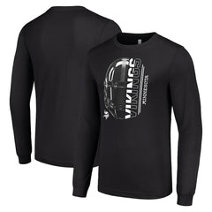 NFL Minnesota Vikings Starter Half Helmet Logo Long Sleeve T-Shirt