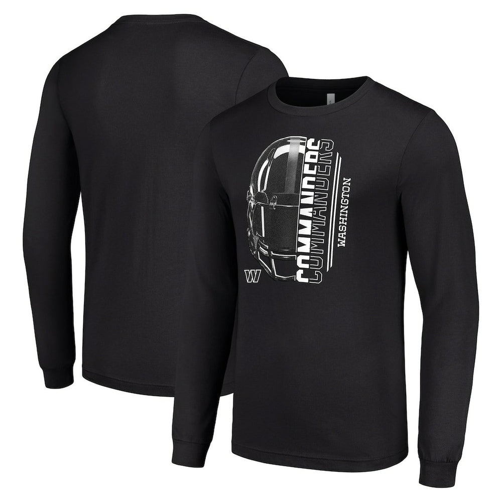 NFL Washington Commanders Starter Half Helmet Logo Long Sleeve T-Shirt