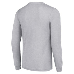 NFL Pittsburgh Steelers Starter Half Helmet Logo Long Sleeve Heathered T-Shirt