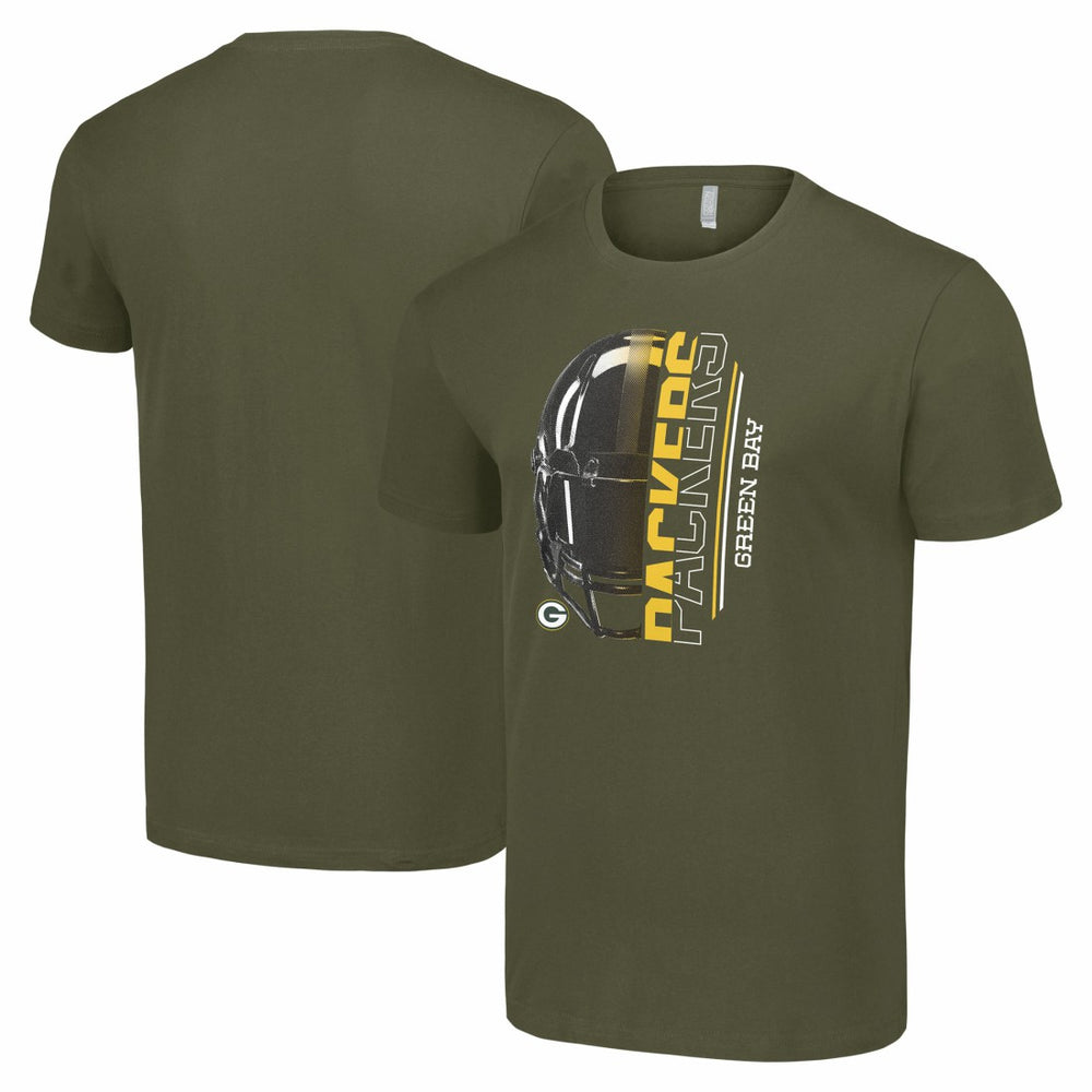 NFL Green Bay Packers Starter Half Helmet Logo T-Shirt