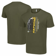 NFL Green Bay Packers Starter Half Helmet Logo T-Shirt