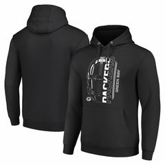 NFL Green Bay Packers Starter Unisex Half Helmet Logo Pullover Hoodie