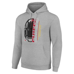 NFL Kansas City Chiefs Starter Unisex Half Helmet Logo Pullover Hoodie