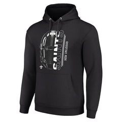 NFL New Orleans Saints Starter Unisex Half Helmet Logo Pullover Hoodie