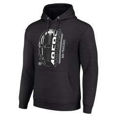 NFL San Francisco 49ers Starter Unisex Half Helmet Logo Pullover Hoodie
