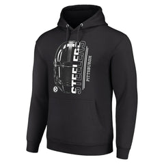 NFL Pittsburgh Steelers Starter Unisex Half Helmet Logo Pullover Hoodie