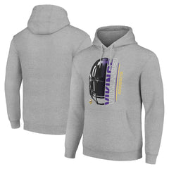 NFL Minnesota Vikings Starter Unisex Half Helmet Logo Pullover Hoodie