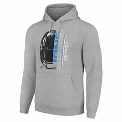 NFL Detroit Lions Starter Unisex Half Helmet Logo Pullover Hoodie
