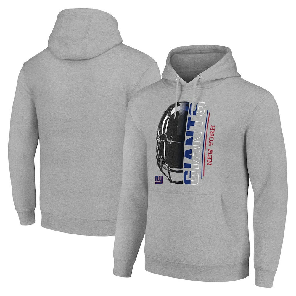 NFL New York Giants Starter Unisex Half Helmet Logo Pullover Hoodie