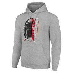 NFL San Francisco 49ers Starter Unisex Half Helmet Logo Pullover Hoodie