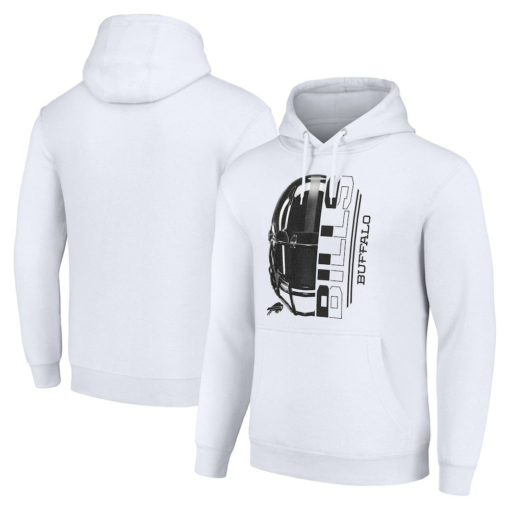 NFL Buffalo Bills Starter Unisex Half Helmet Logo Pullover Hoodie