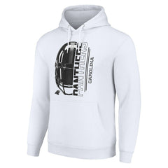 NFL Carolina Panthers Starter Unisex Half Helmet Logo Pullover Hoodie