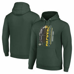 NFL Green Bay Packers Starter Unisex Half Helmet Logo Pullover Hoodie