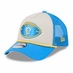 NFL Los Angeles Chargers 2024 Sideline Historic 9FORTY A-Frame Trucker Adjustable Hat