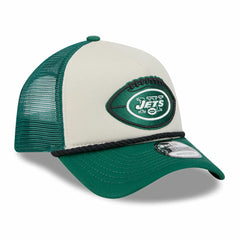 NFL New York Jets 2024 Sideline Historic 9FORTY A-Frame Trucker Adjustable Hat