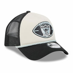 NFL Las Vegas Raiders 2024 Sideline Historic 9FORTY A-Frame Trucker Adjustable Hat