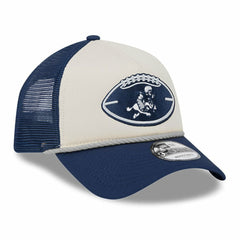 NFL Dallas Cowboys Youth 2024 Sideline Historic 9FORTY A-Frame Trucker Adjustable Hat