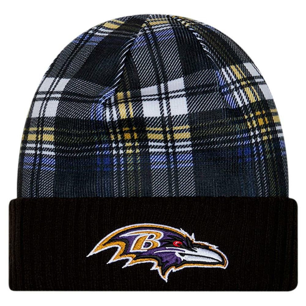 NFL Baltimore Ravens Sideline Statement Cuffed Knit Hat