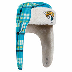 NFL Jacksonville Jaguars Sideline Plaid Sherpa Trapper Hat