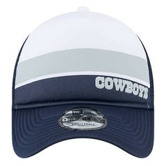 NFL Dallas Cowboys Sport Night Color Block 9FORTY A-Frame Trucker Adjustable Hat