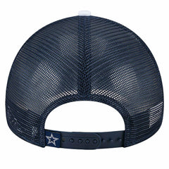 NFL Dallas Cowboys Sport Night Color Block 9FORTY A-Frame Trucker Adjustable Hat