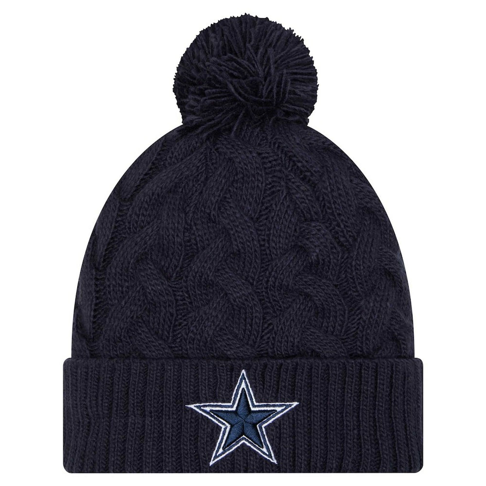 NFL Dallas Cowboys Women's Cable Knit Hat with Pom