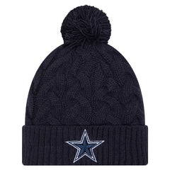 NFL Dallas Cowboys Women's Cable Knit Hat with Pom