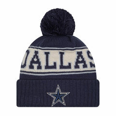 NFL Dallas Cowboys Retro Cuffed Knit Hat with Pom