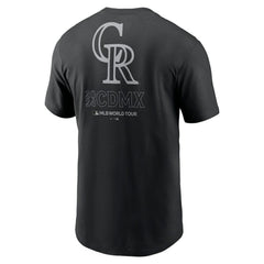 Colorado Rockies 2024 MLB World Tour Mexico City Series T-Shirt - Black | Nike