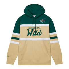 Minnesota Wild Mitchell & Ness Head Coach Pullover Hoodie