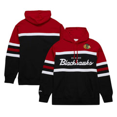 Chicago Blackhawks Mitchell & Ness Head Coach Pullover Hoodie