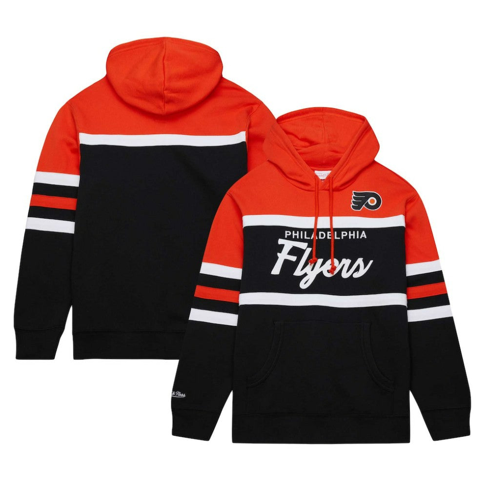 Philadelphia Flyers Mitchell & Ness Head Coach Pullover Hoodie