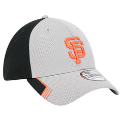 San Francisco Giants Visor Trim 39THIRTY Flex Hat - Gray/Black | New Era
