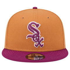 Chicago White Sox Color Pack Two-Tone 9FIFTY Snapback Hat - Brown/Purple | New Era