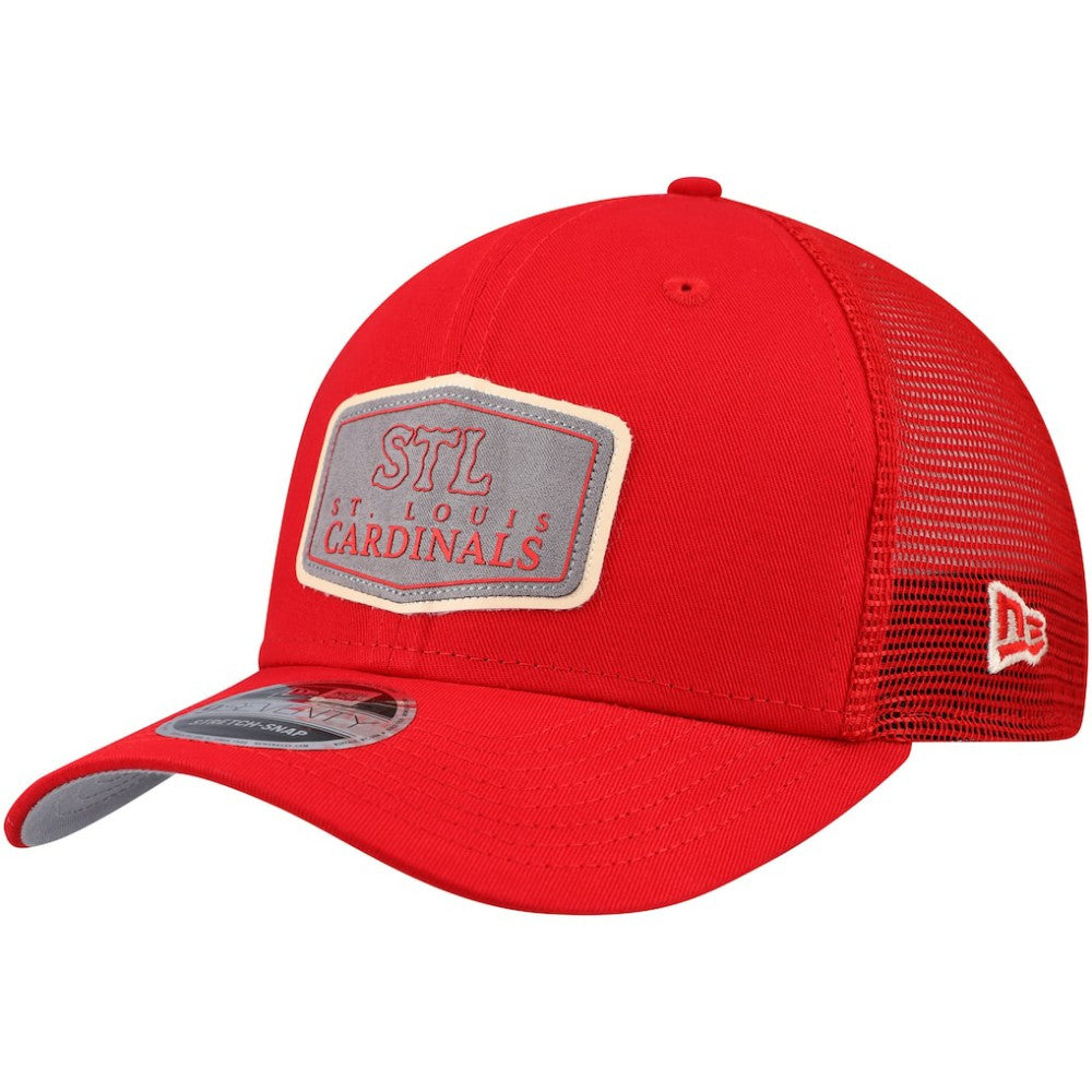 St. Louis Cardinals Labeled 9SEVENTY Stretch-Snap Hat - Red | New Era
